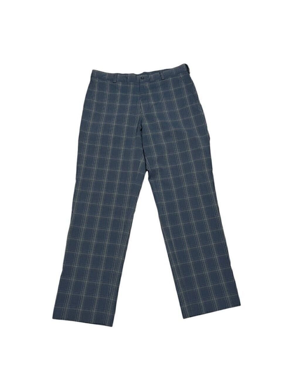 Nike GOLF Plaid Lightweight Summer Spring Fall Outdoor Casual Mens Pants Large